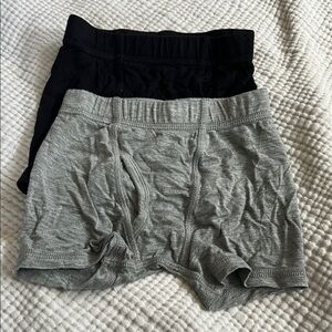 Kids Black and Gray Boxer Briefs